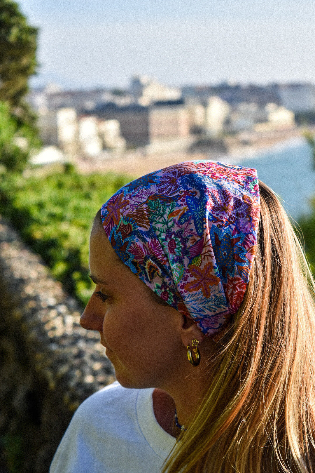 Bandana Ariel en soie