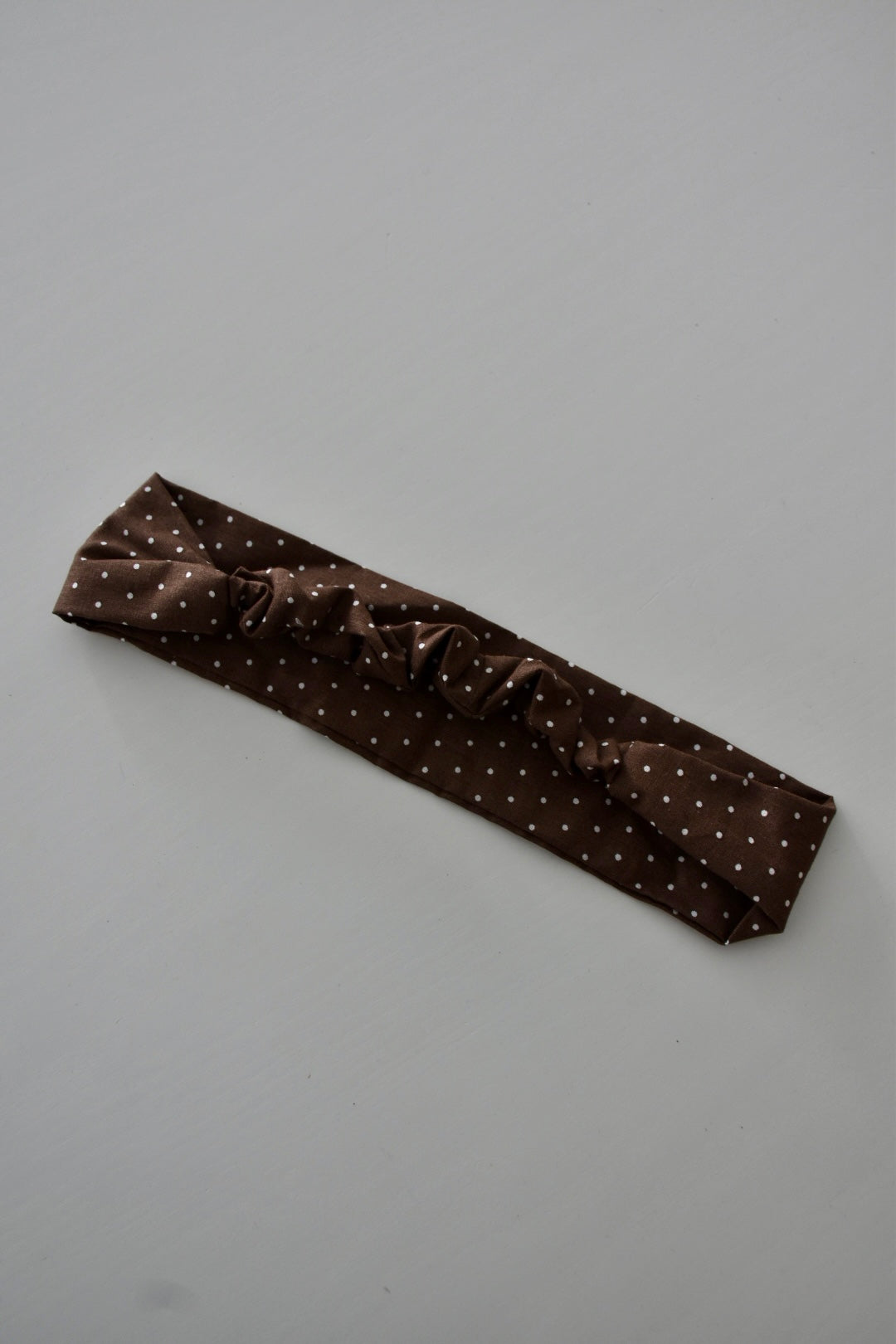 Bandeau Chocolat à pois