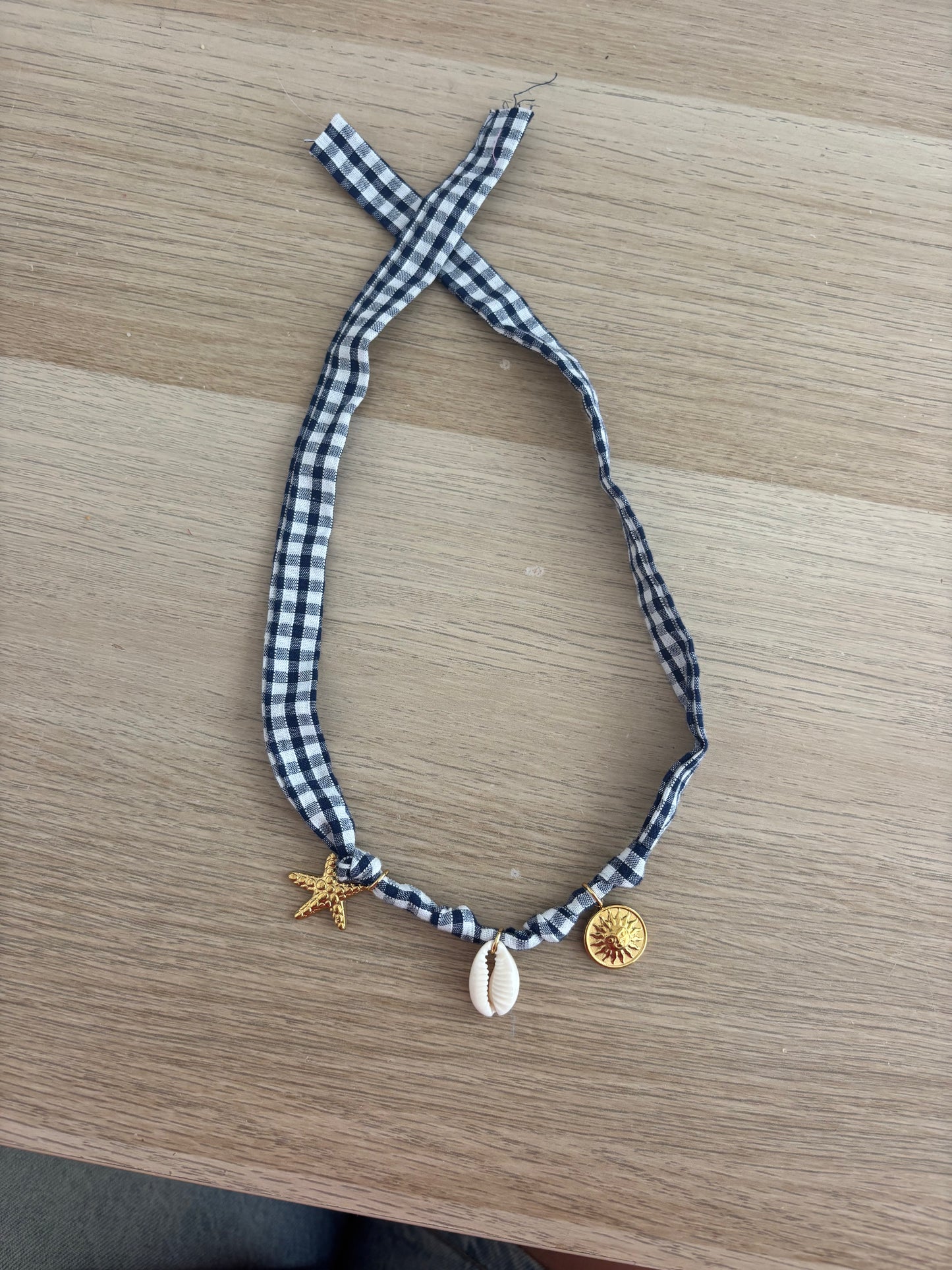 Collier de l'océan Vichy - pièce unique