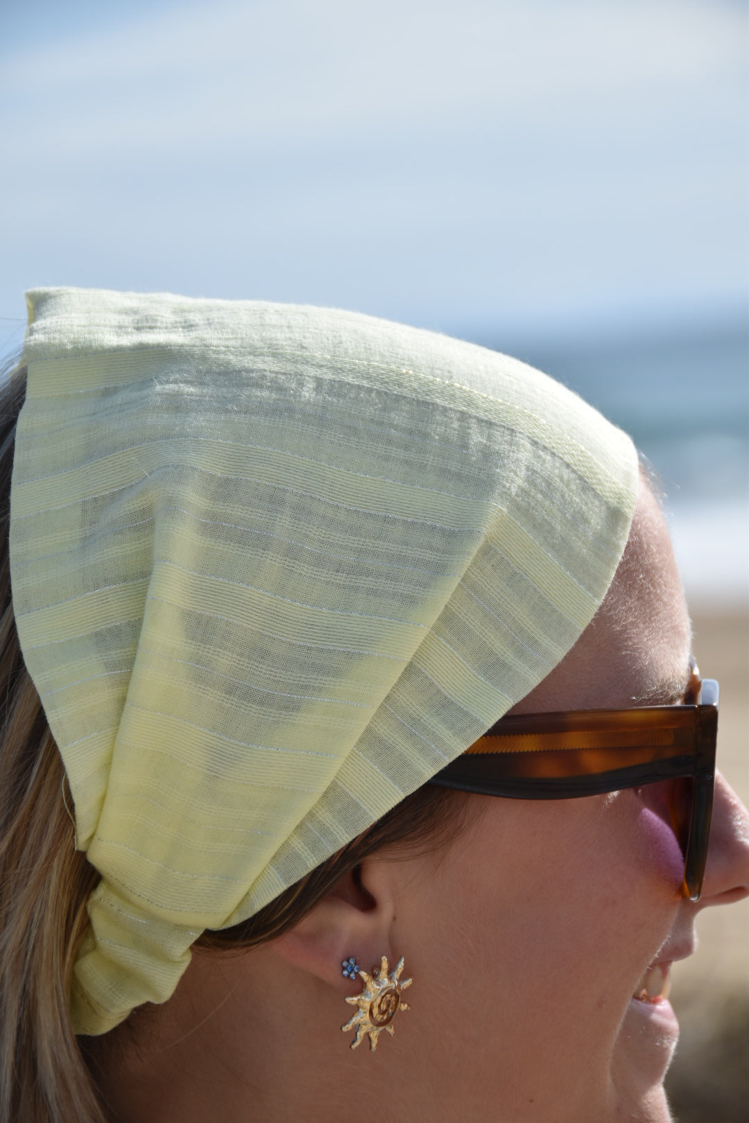Bandana Jaune Pailleté