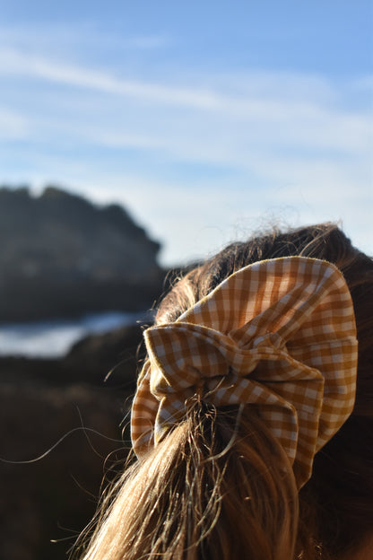 Chouchou froufrou vichy moutarde