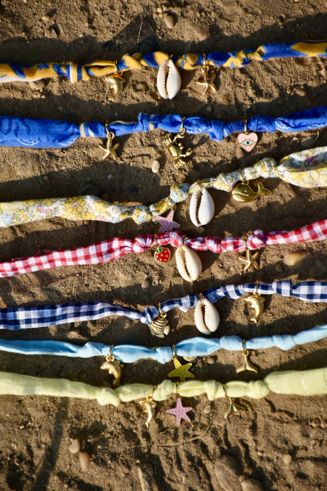 Bracelet de l’océan Vichy - pièce unique