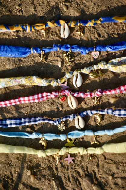 Bracelet de l’océan Vichy - pièce unique