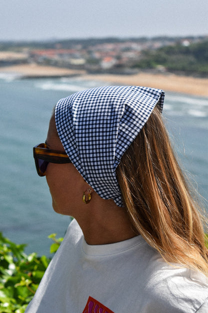 Bandana Laia - Vichy bleu