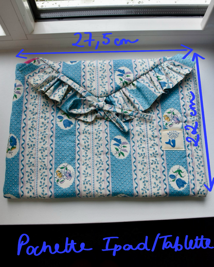 Pochette d’iPad - Upcyclé Provence