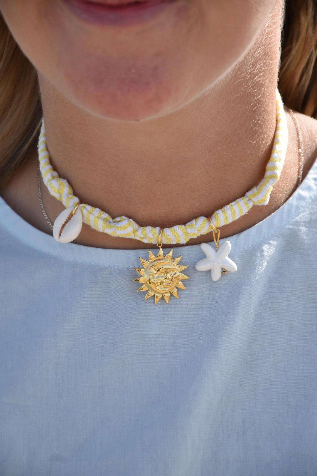 Collier de l'océan Limon - pièce unique