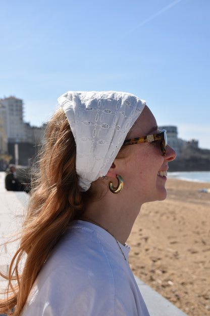 Bandana Naia - Broderies Blanches