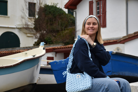 Sac ajustable réversible étoile star / denim