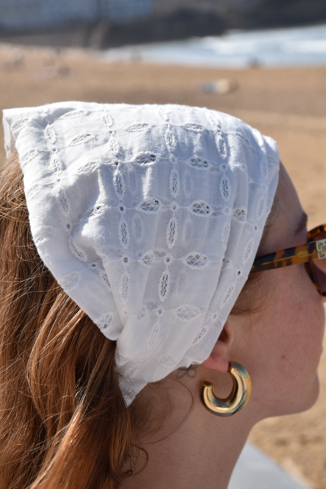 Bandana Naia - Broderies Blanches