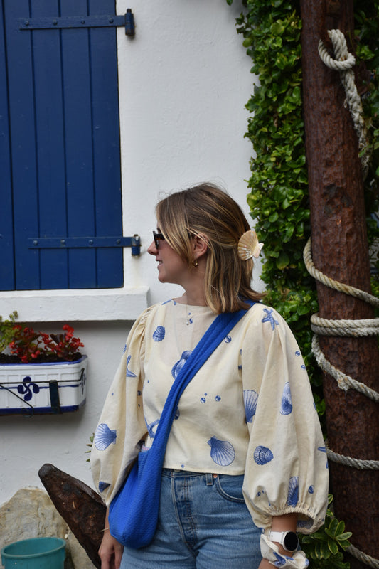 Blouses coquillages manches longues Upcyclé