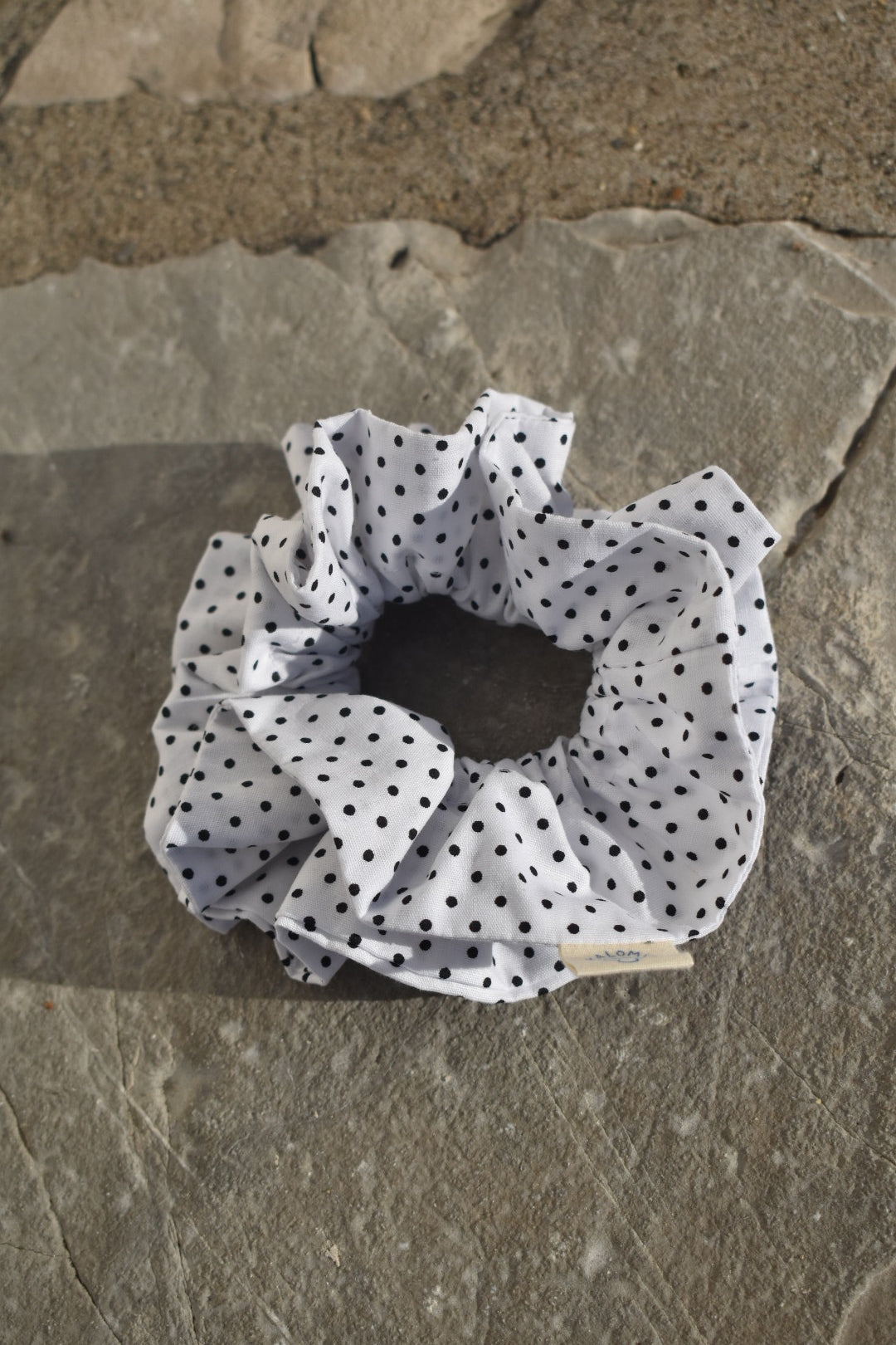 Chouchou froufrou à pois