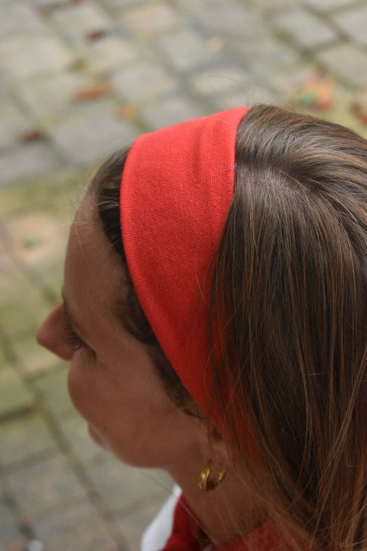 Bandeau rouge jersey