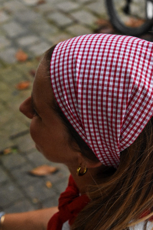 Bandana Baiona - Vichy Rouge