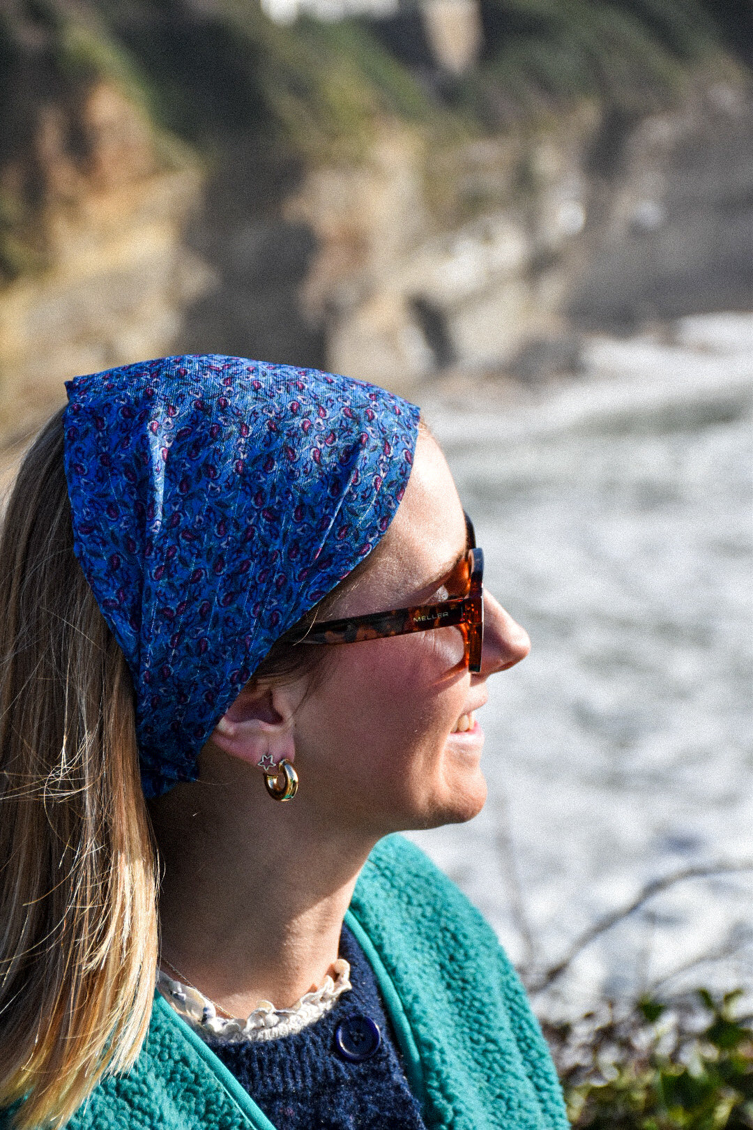 Le bandana Donna en soie 💙