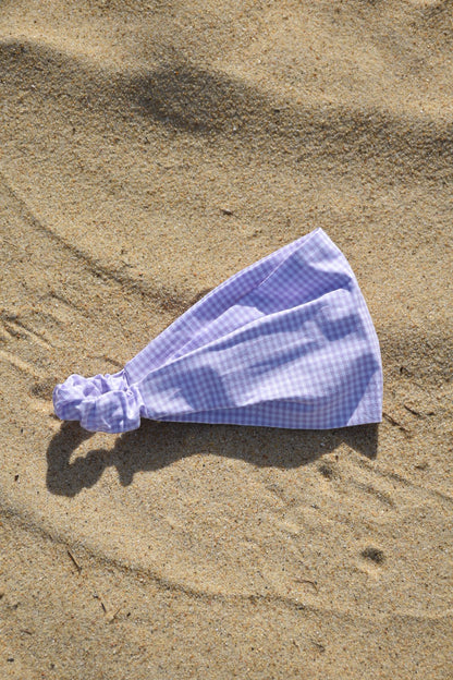 Bandana vichy Lilas