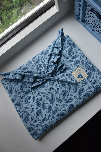 Pochette d’iPad - Cachemire bleu ciel
