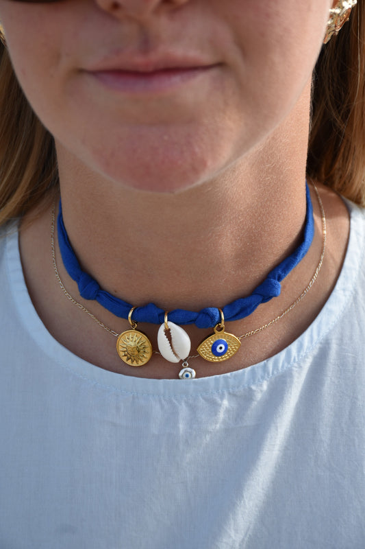 Collier de l’océan bleu - pièce unique