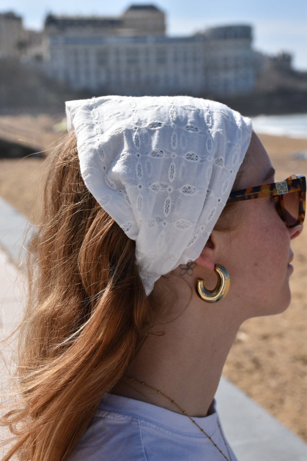 Bandana Naia - Broderies Blanches