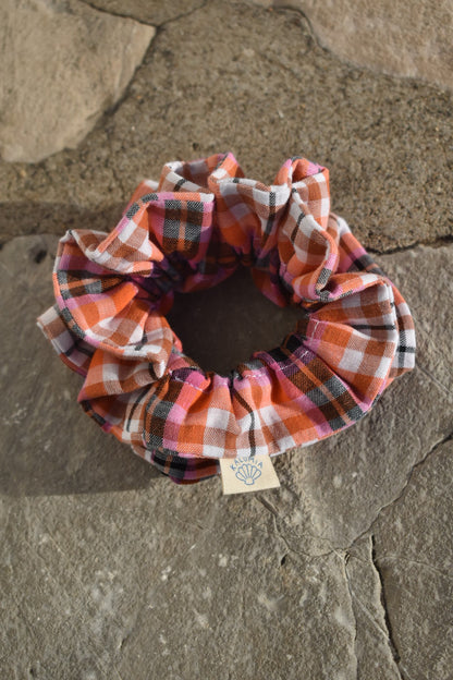 Chouchou froufrou vichy couleur