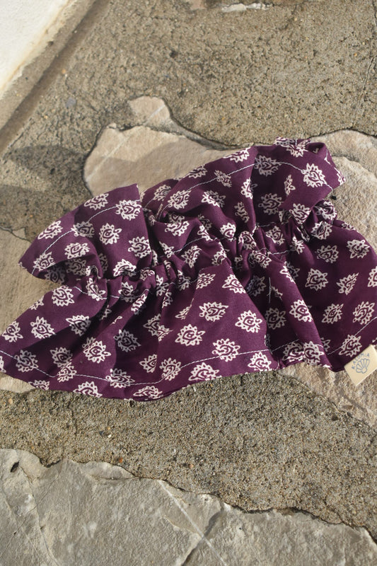 Col victorien Prune - modèle unique