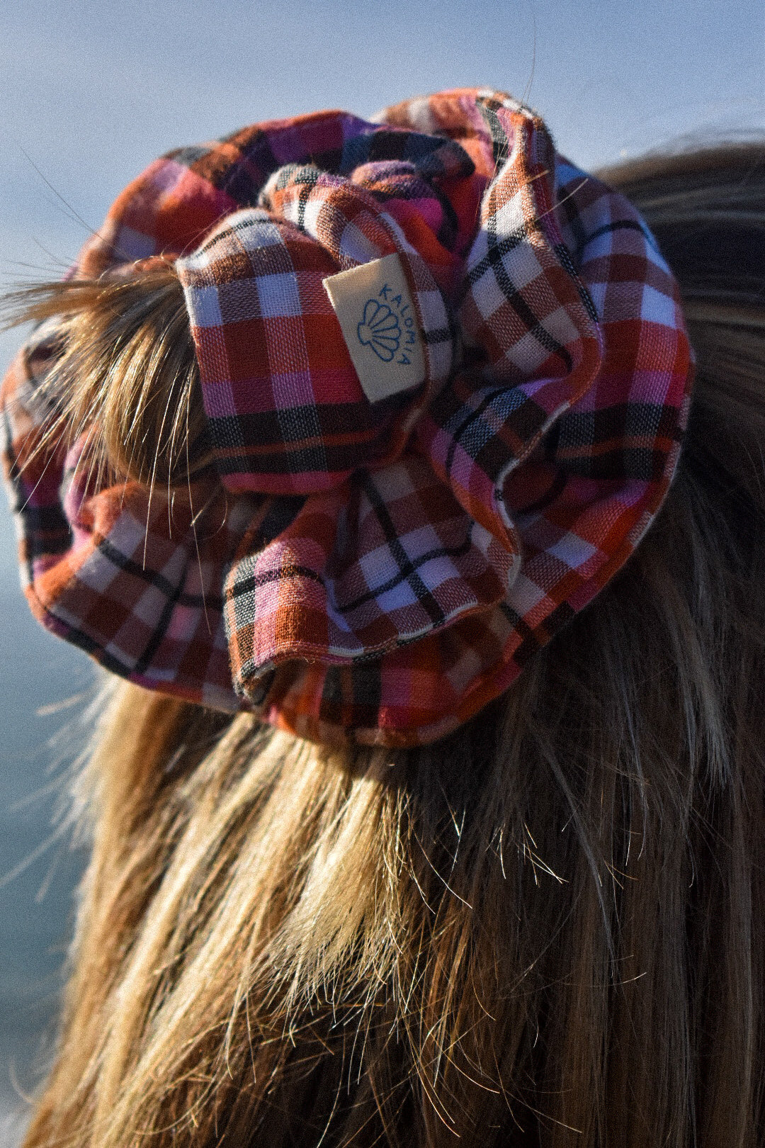 Chouchou froufrou vichy couleur