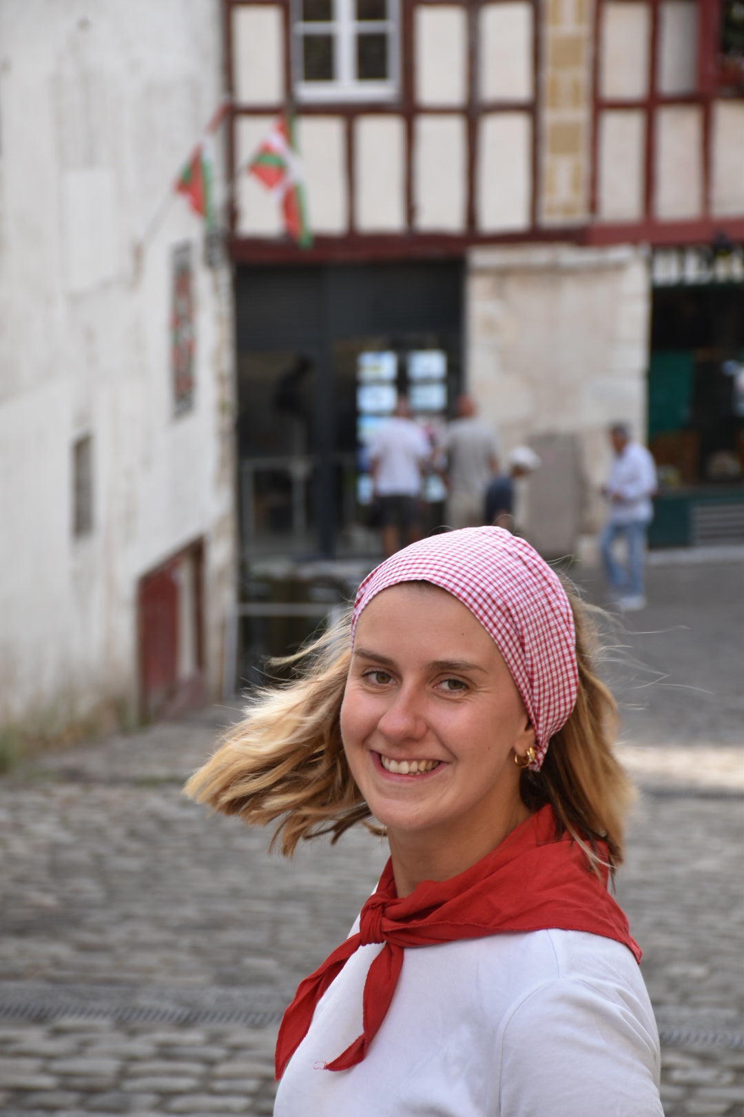Bandana Baiona - Vichy Rouge
