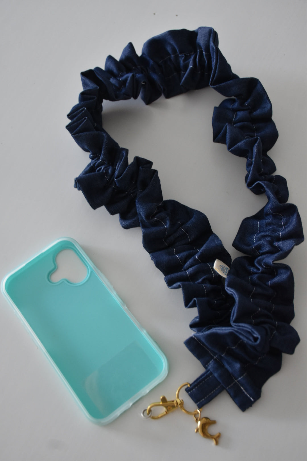Cordon de téléphone - denim