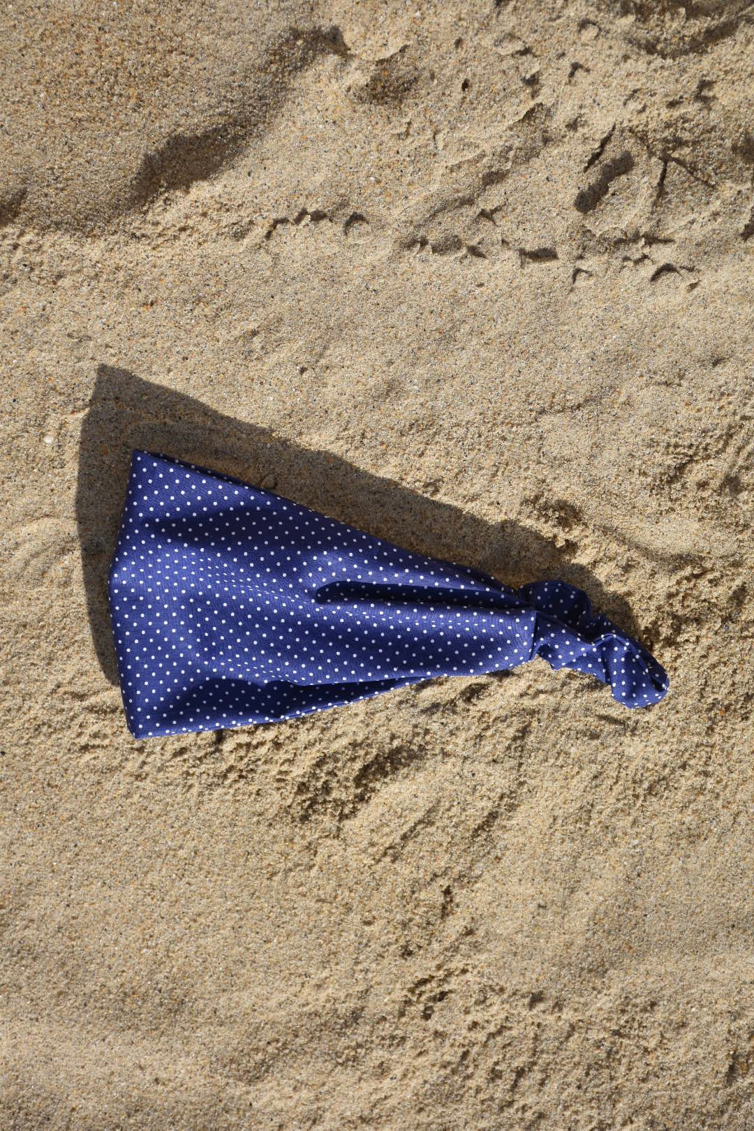 Bandana Sienna - bleu à pois