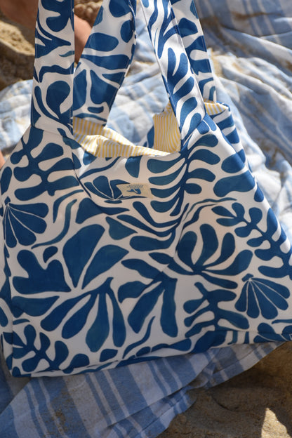 Sac de plage Riviera bleu - pièce unique