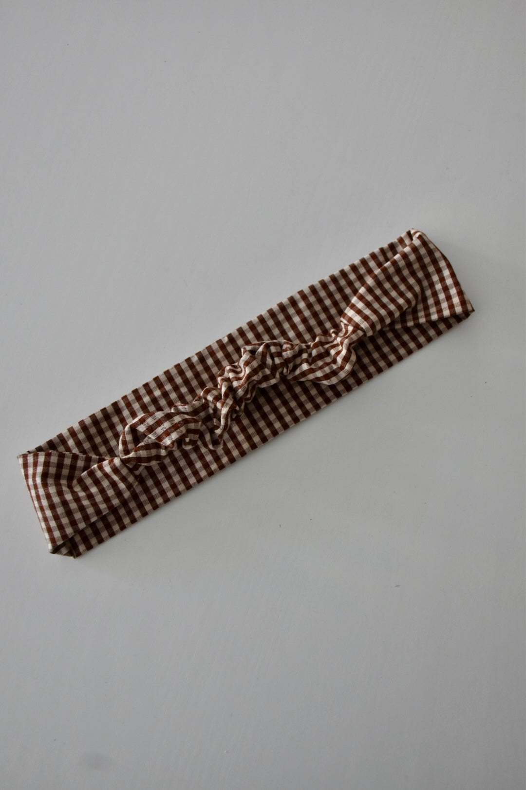 Bandeau vichy chocolat