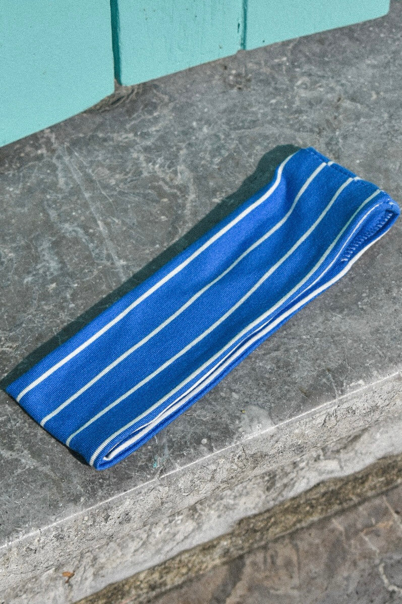 Bandeau Bleu rayé