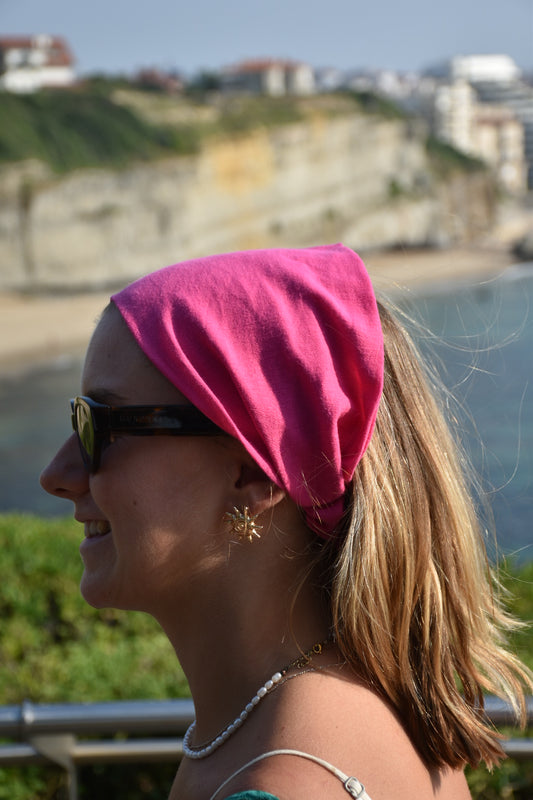 Bandana Rosie - rose fuschia