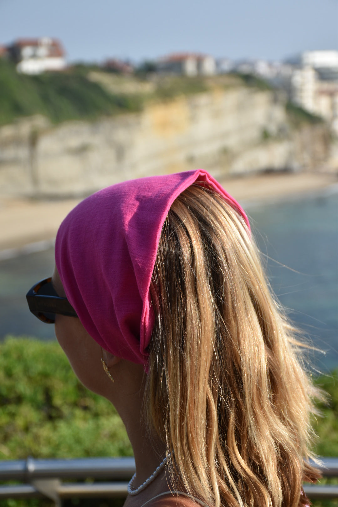 Bandana Rosie - rose fuschia