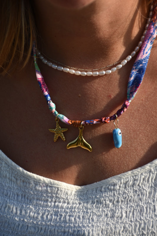 Collier de l'océan Ariel - pièce unique