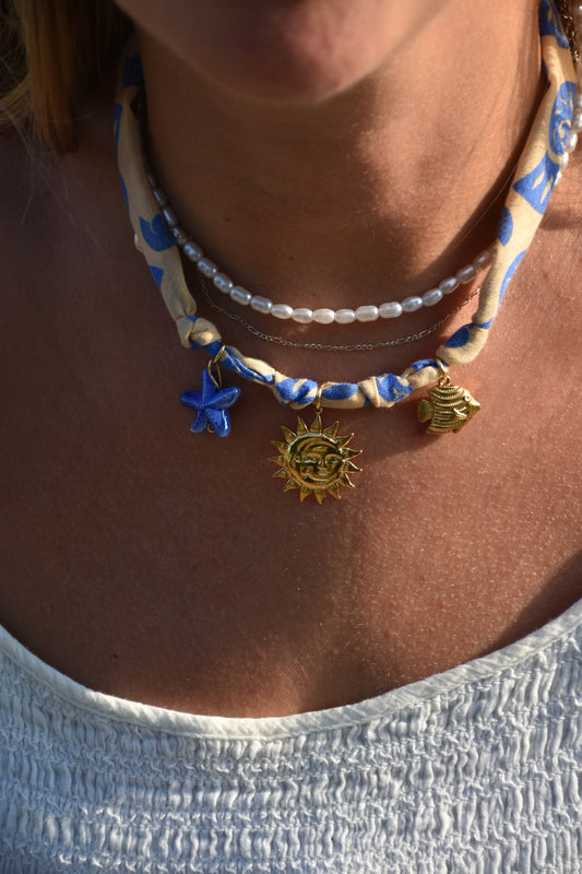 Collier de l'océan Shell - pièce unique