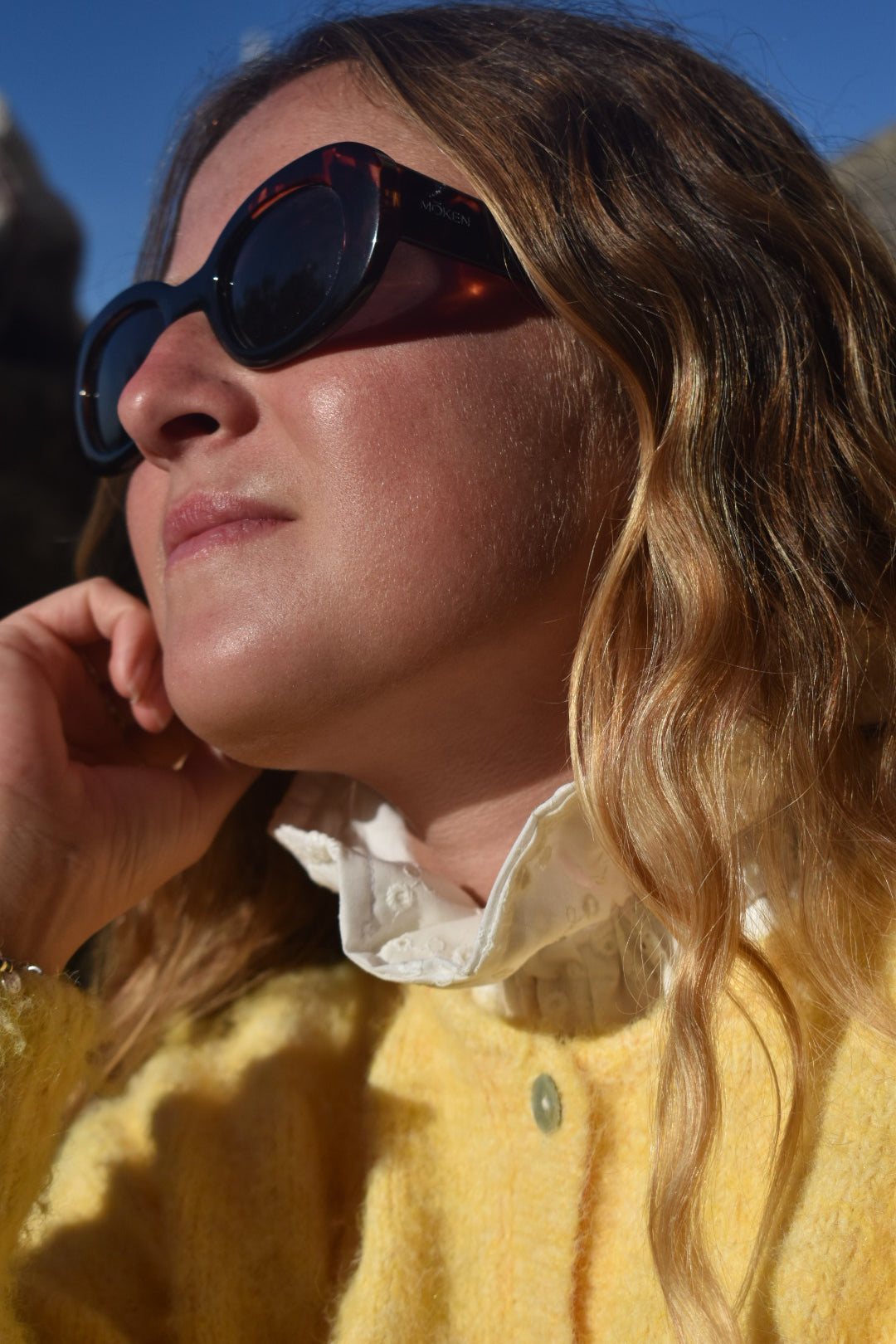 Col victorien broderie blanche