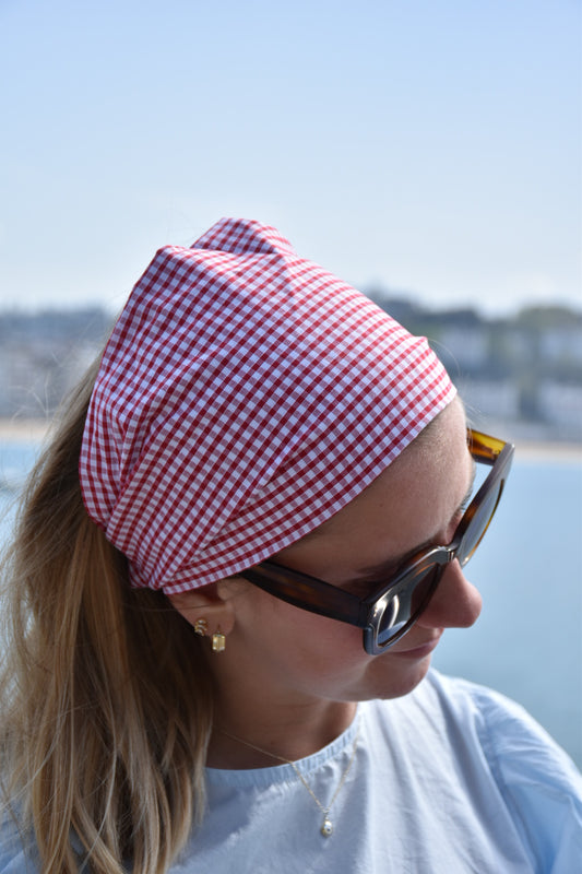 Bandana Baiona - Vichy Rouge
