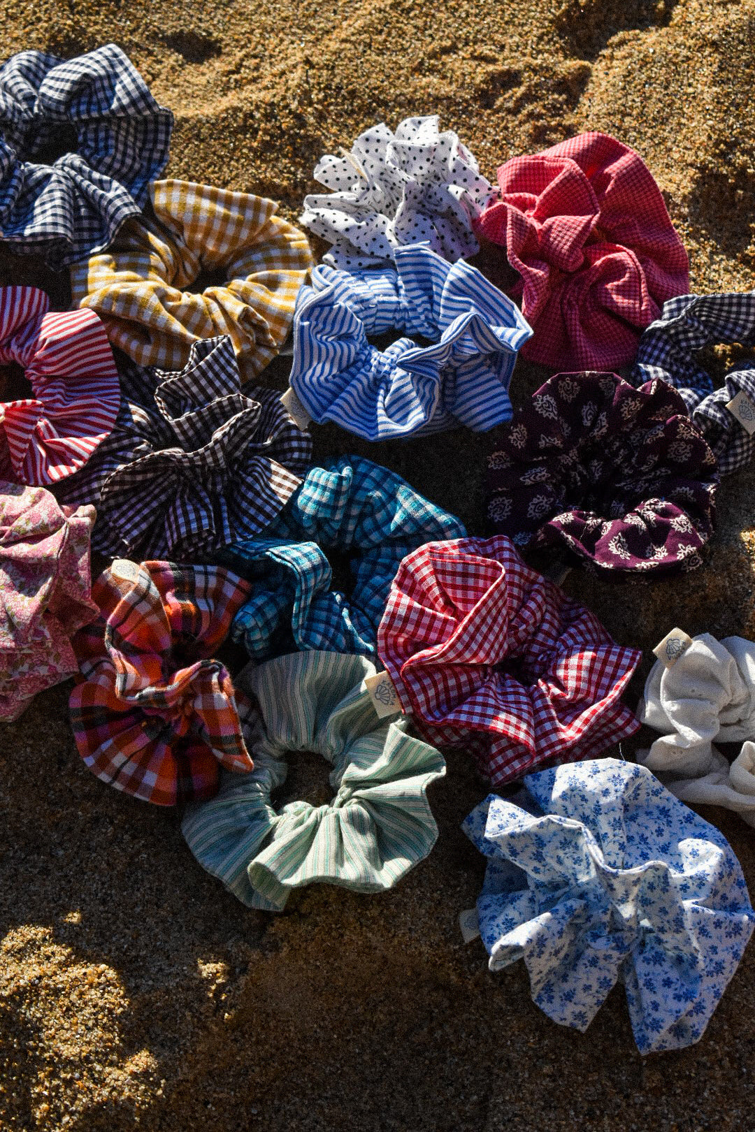 Chouchou froufrou vichy couleur