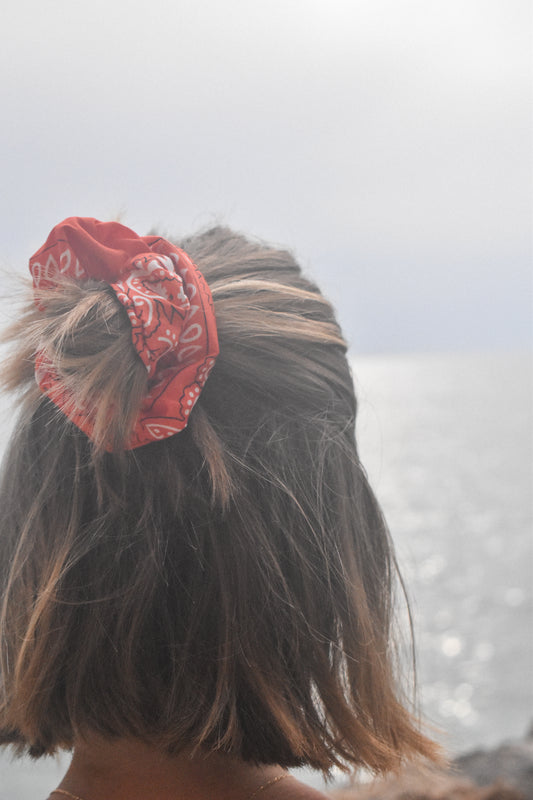 Le chouchou bandana orange