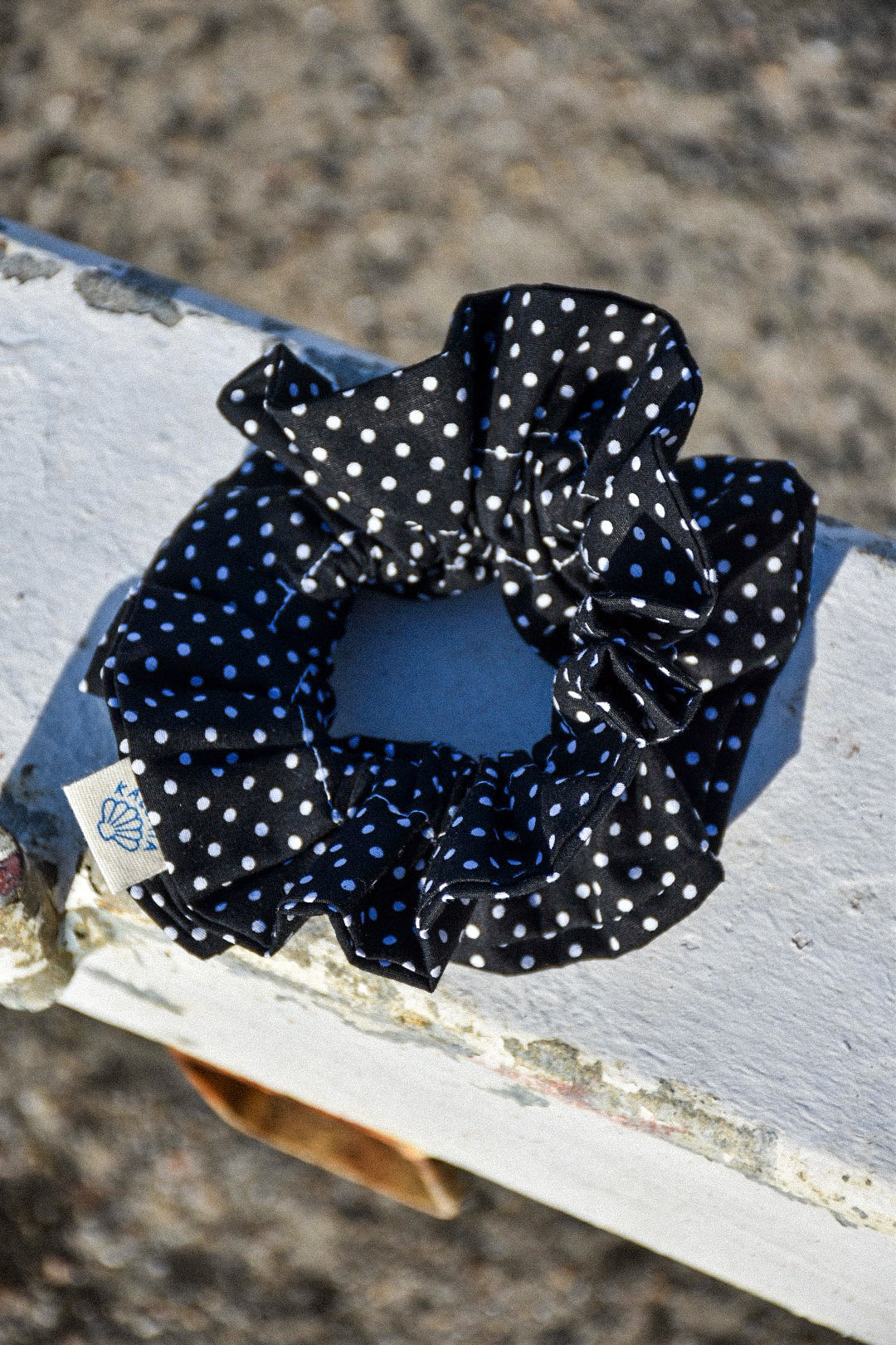 Chouchou froufrou polka dot