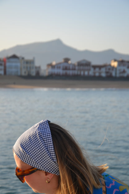 Bandana Laia - Vichy bleu