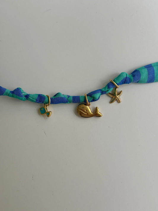 Bracelet de l’océan rayures - pièce unique
