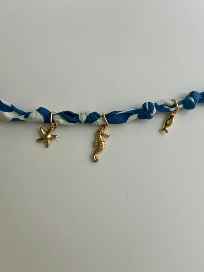 Bracelet de l’océan bleu - pièce unique