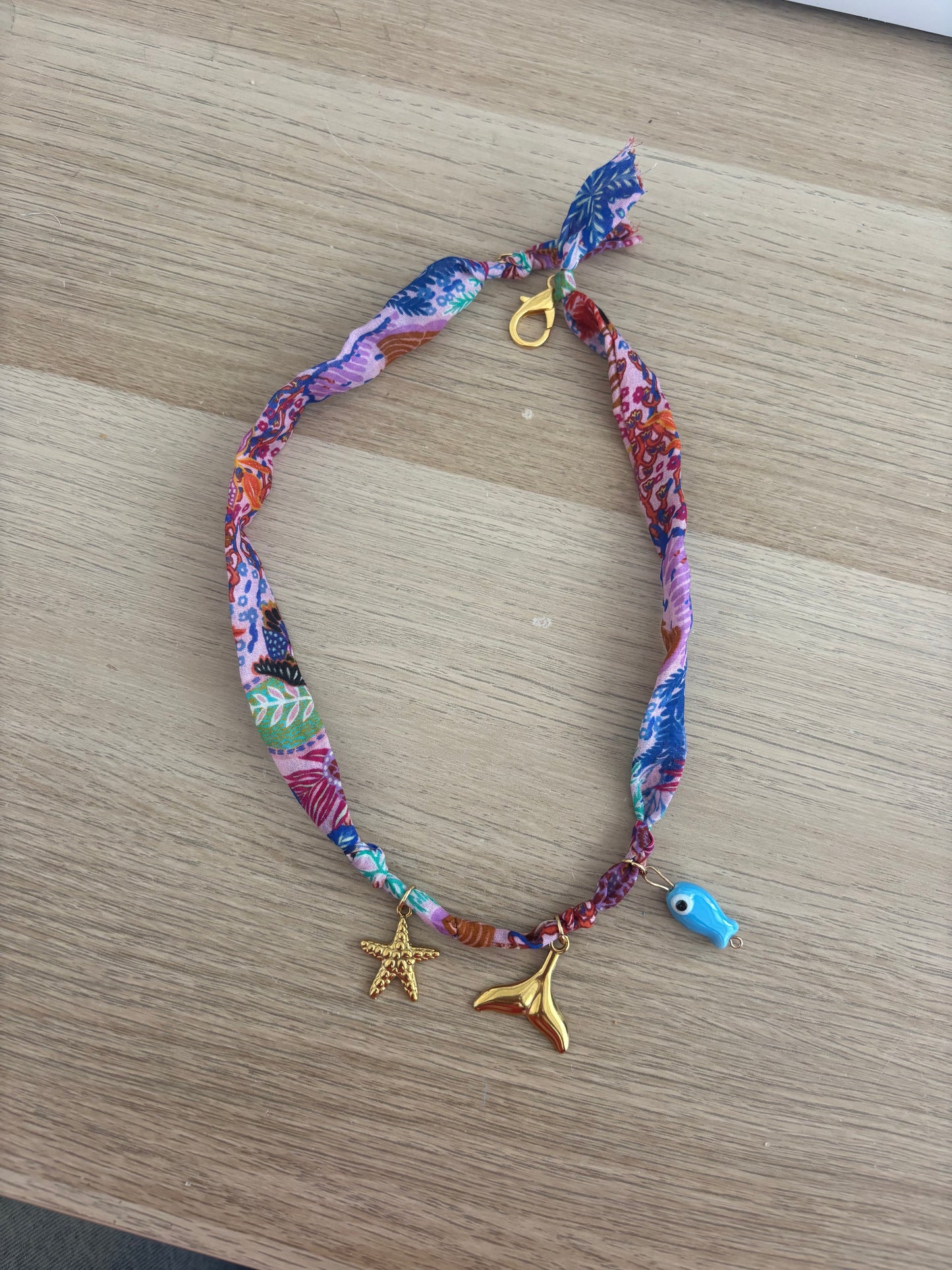 Collier de l'océan Ariel - pièce unique