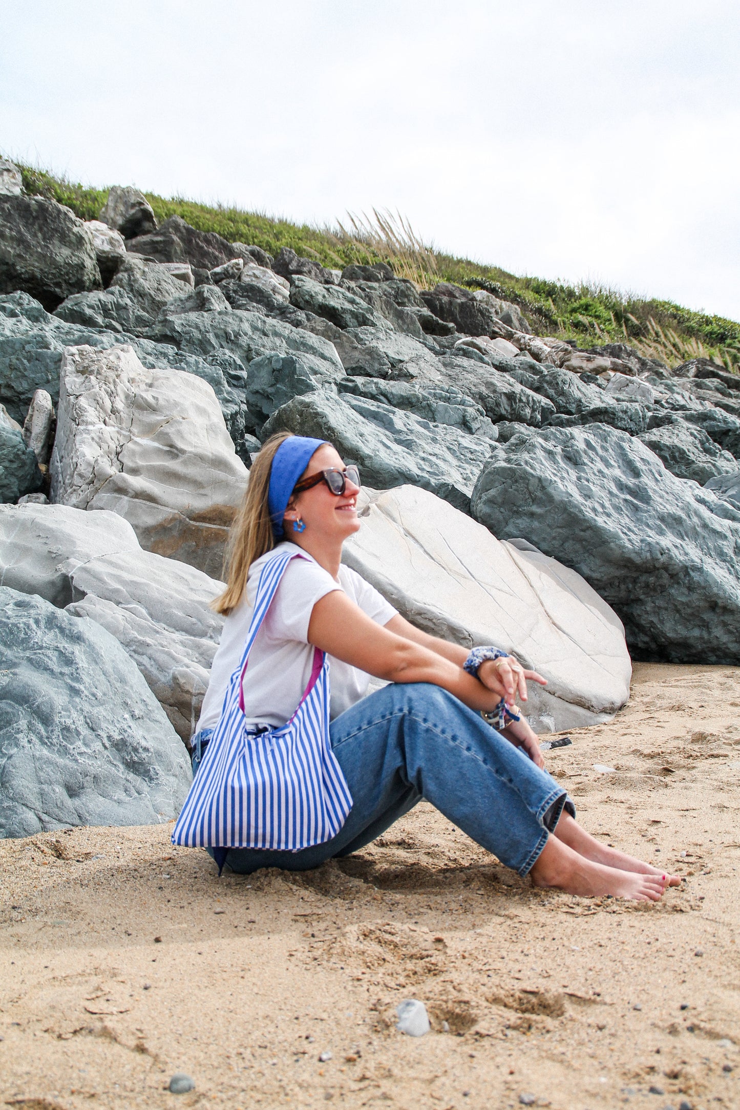 Le sac Starlette Rayures Bleues