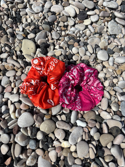 Le chouchou bandana orange
