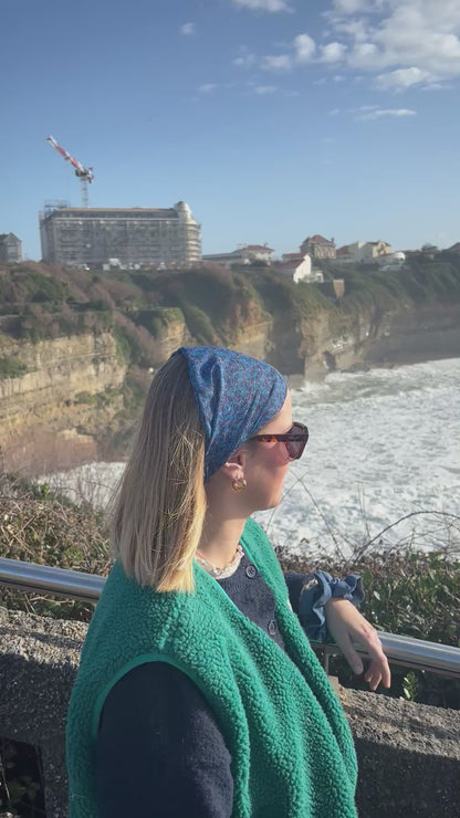 Le bandana Donna en soie 💙